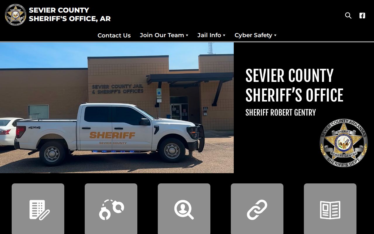 Sevier County Sheriff's Office public safety website
