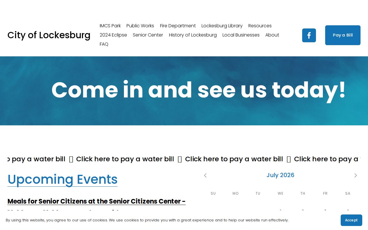 Official City of Lockesburg website with City Hall information