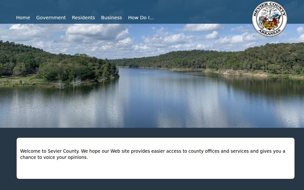 Sevier County criminal history official government website